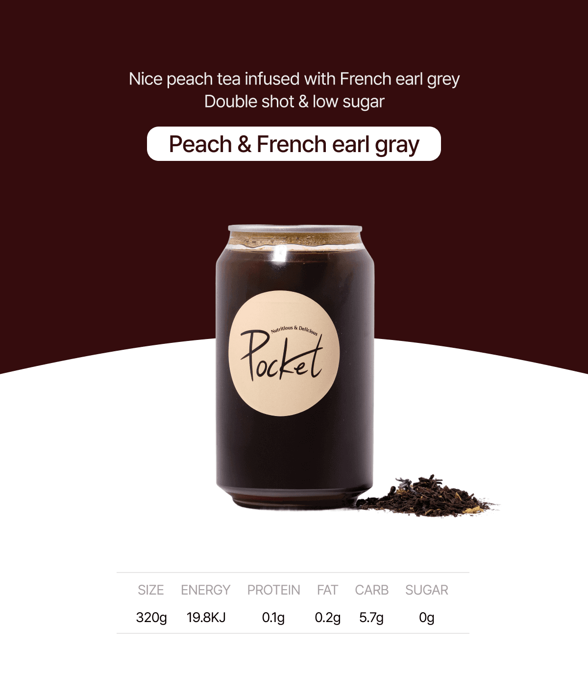 Peach & French earl gray