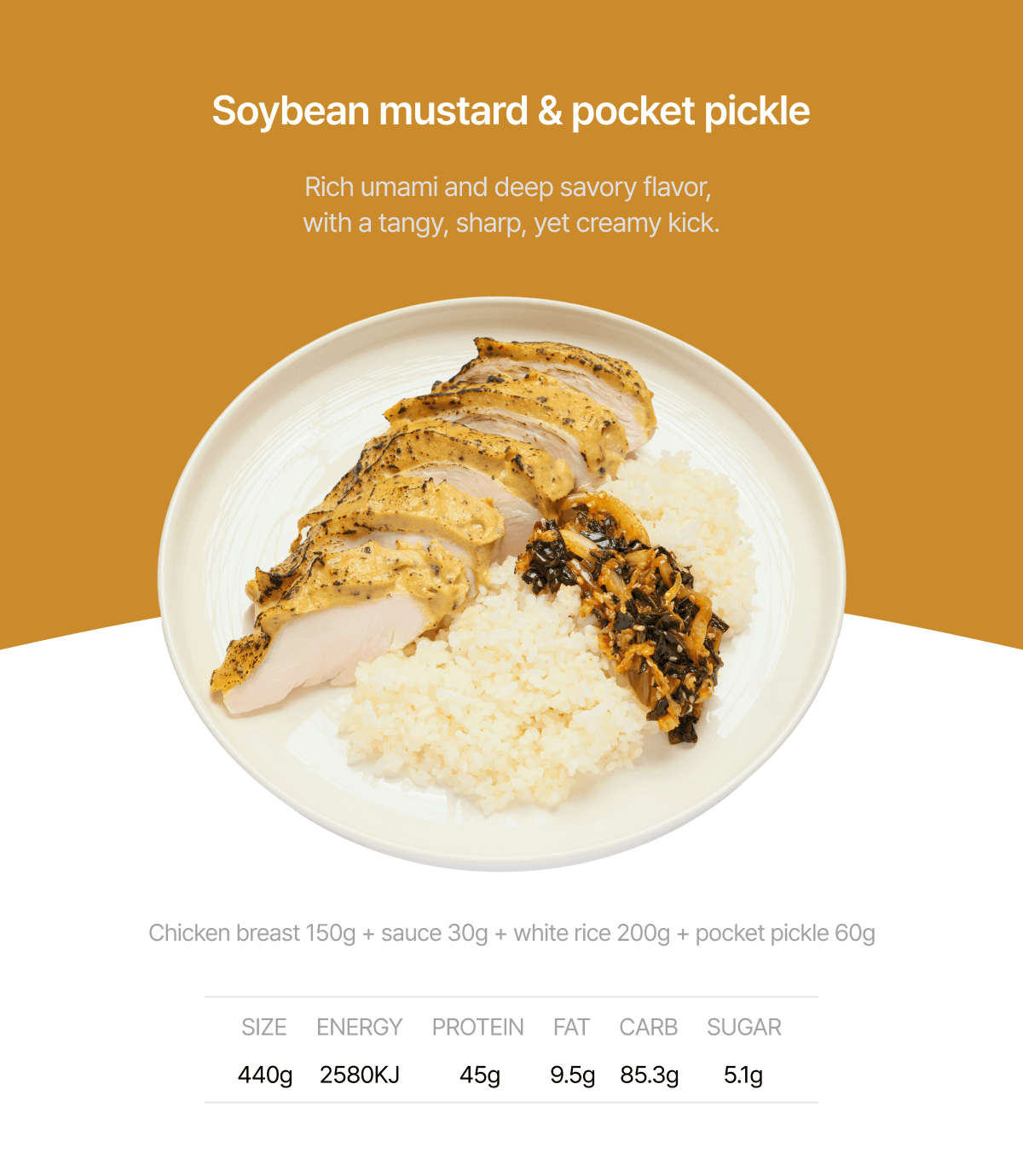 Soybean mustard & pocket pickle