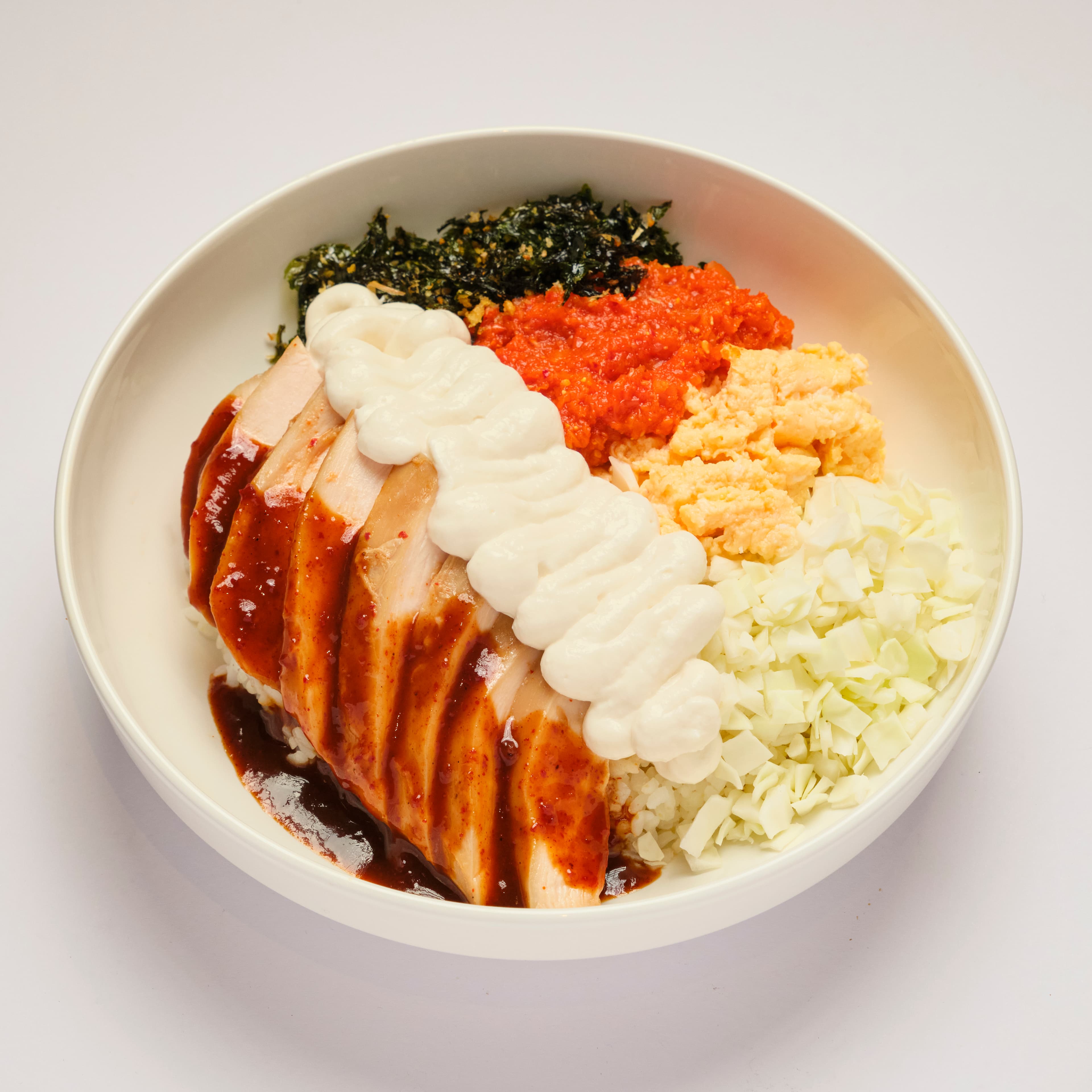 Soy milk mayo rice