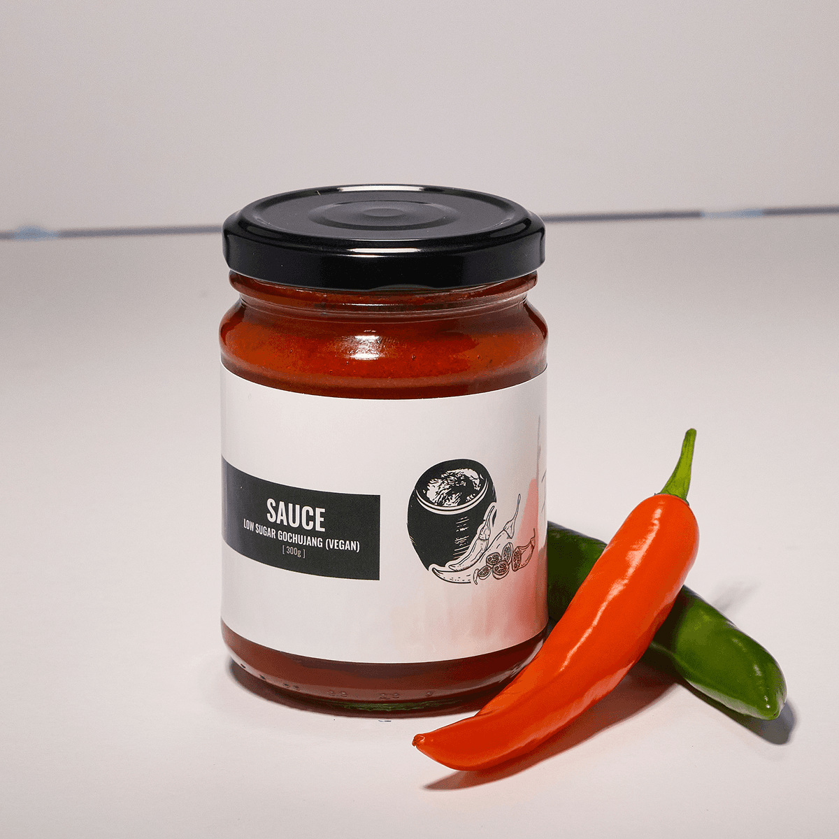 Low sugar gochujang (vegan)