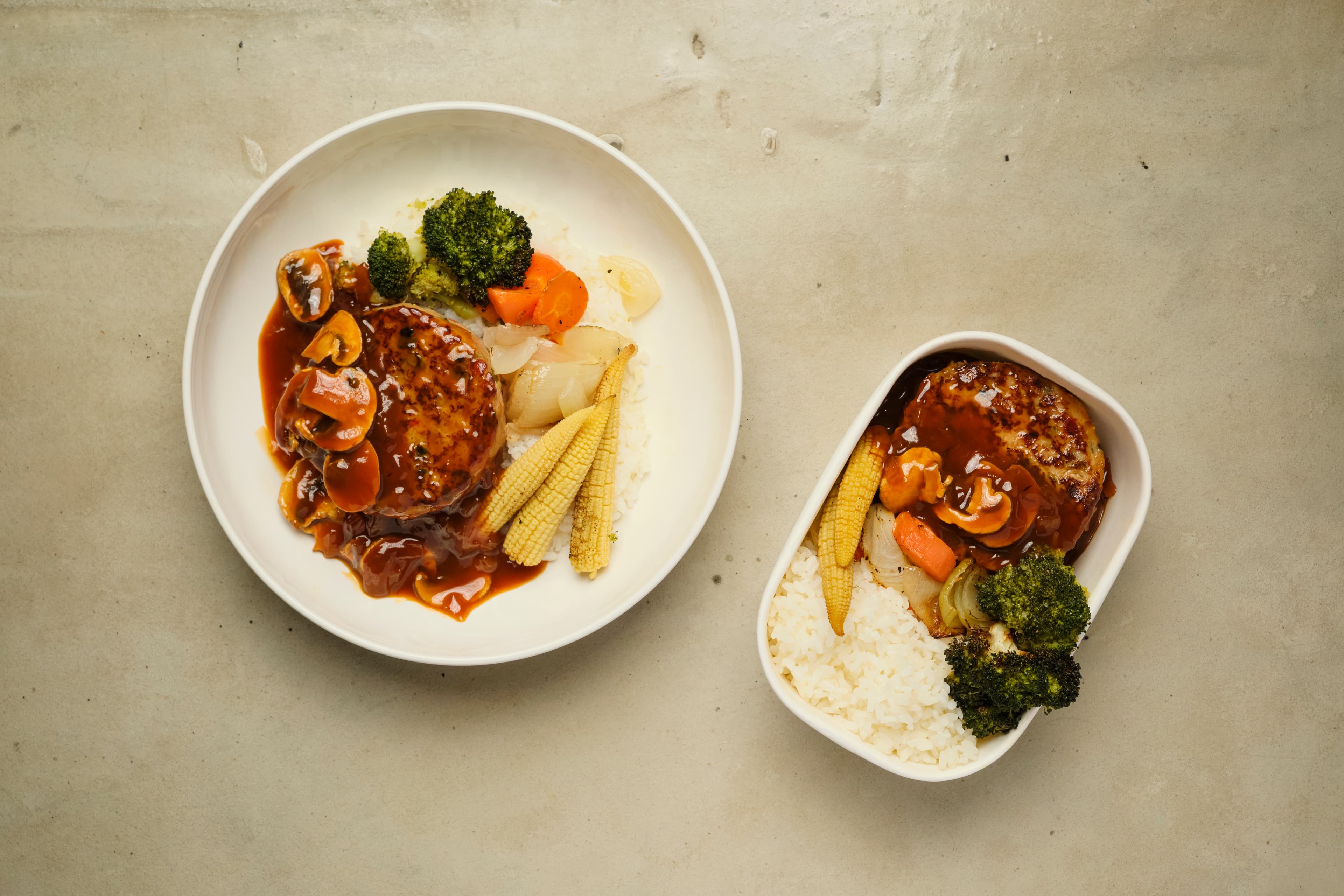 Chicken steak with low sugar tomato sauce detail 2